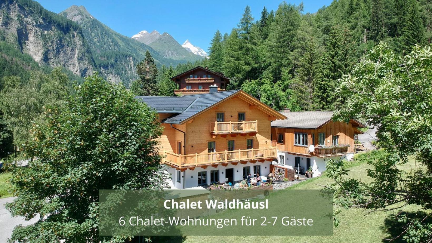 Chalet Waldhaeusl Luxurioese Ferienwohnungen Mit Sauna & Whirlpool, Kamin, Balkon Oder Terrasse Mit Bergblick Heiligenblut Ngoại thất bức ảnh